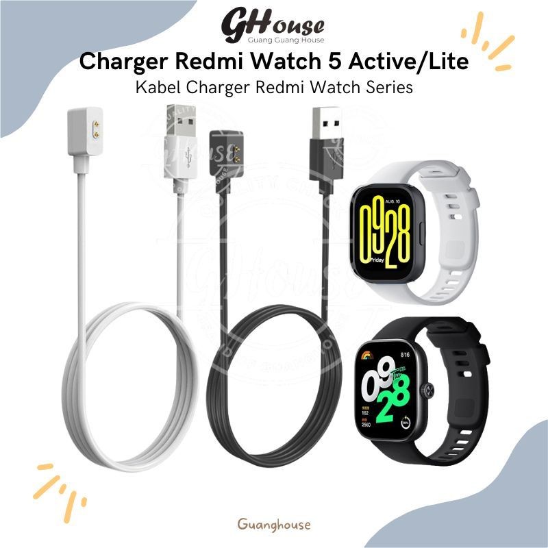 Charger Redmi Watch 5 Active / Lite Kabel Charger Redmi Watch 4 Charger Redmi Watch 3 ActiveMagnecti