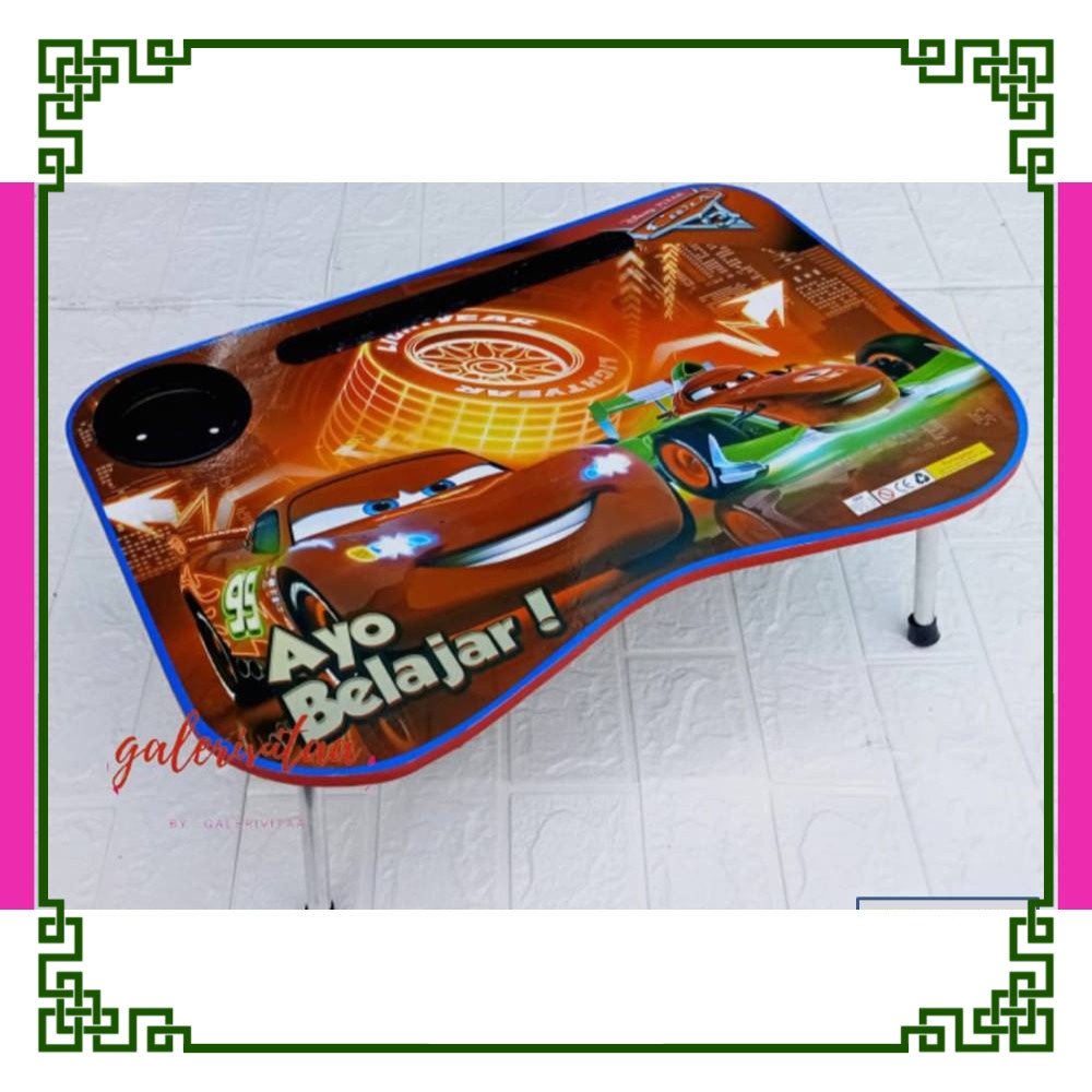 Meja Belajar Anak / Meja Belajar Lipat / Leptop Dan Tempat Gelas M01