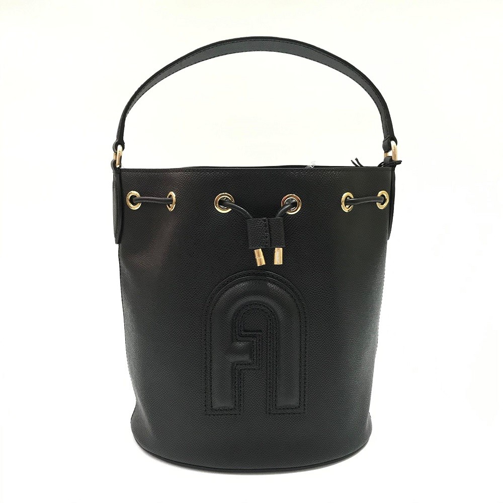 Furla Clio Medium Bucket Bag in Black