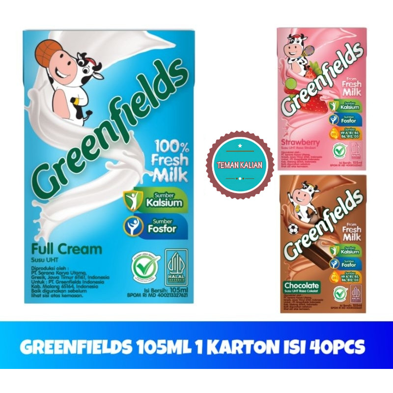 

Greenfields 105ml 1 karton isi 40pcs
