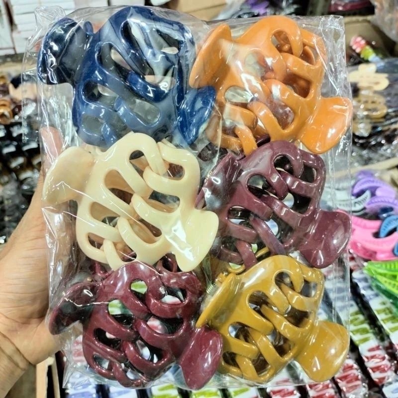 MCC Jepit rambut 8CM jedai JUMBO lebar isi 12 pcs