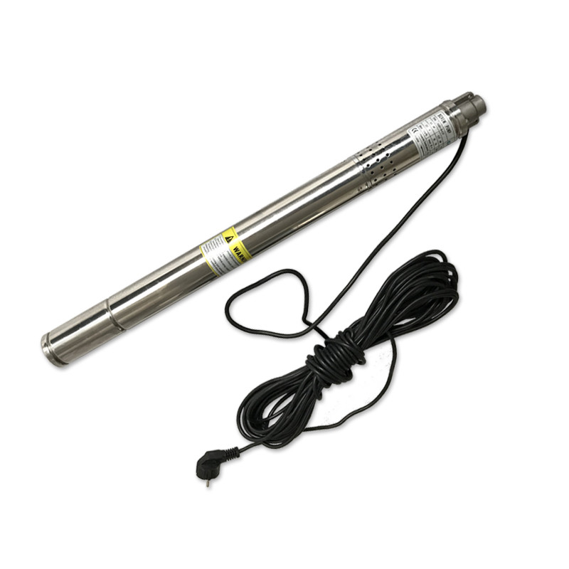 2 Inch 1/2HP 220V 50Hz Electric Deep Well Submersible Rotary Pump Stainless Steel Borehole Screw Wat