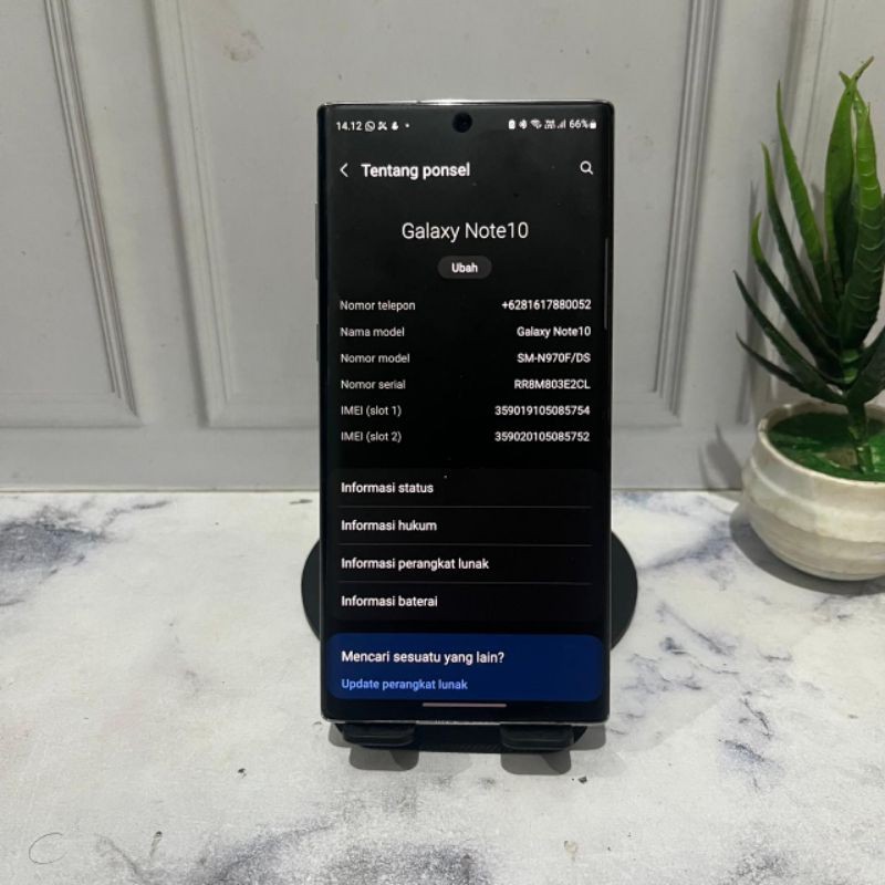 Samsung Galaxy Note 10 Ram 8/256Gb - Smartphone Bekas Bergaransi