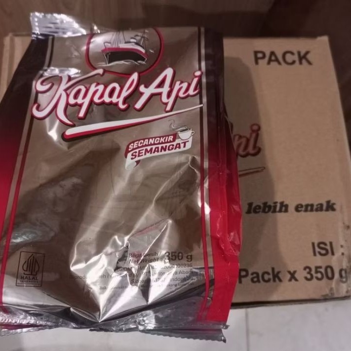 

kopi kapal api tanpa gula silver perdus isi350g x 9pcs