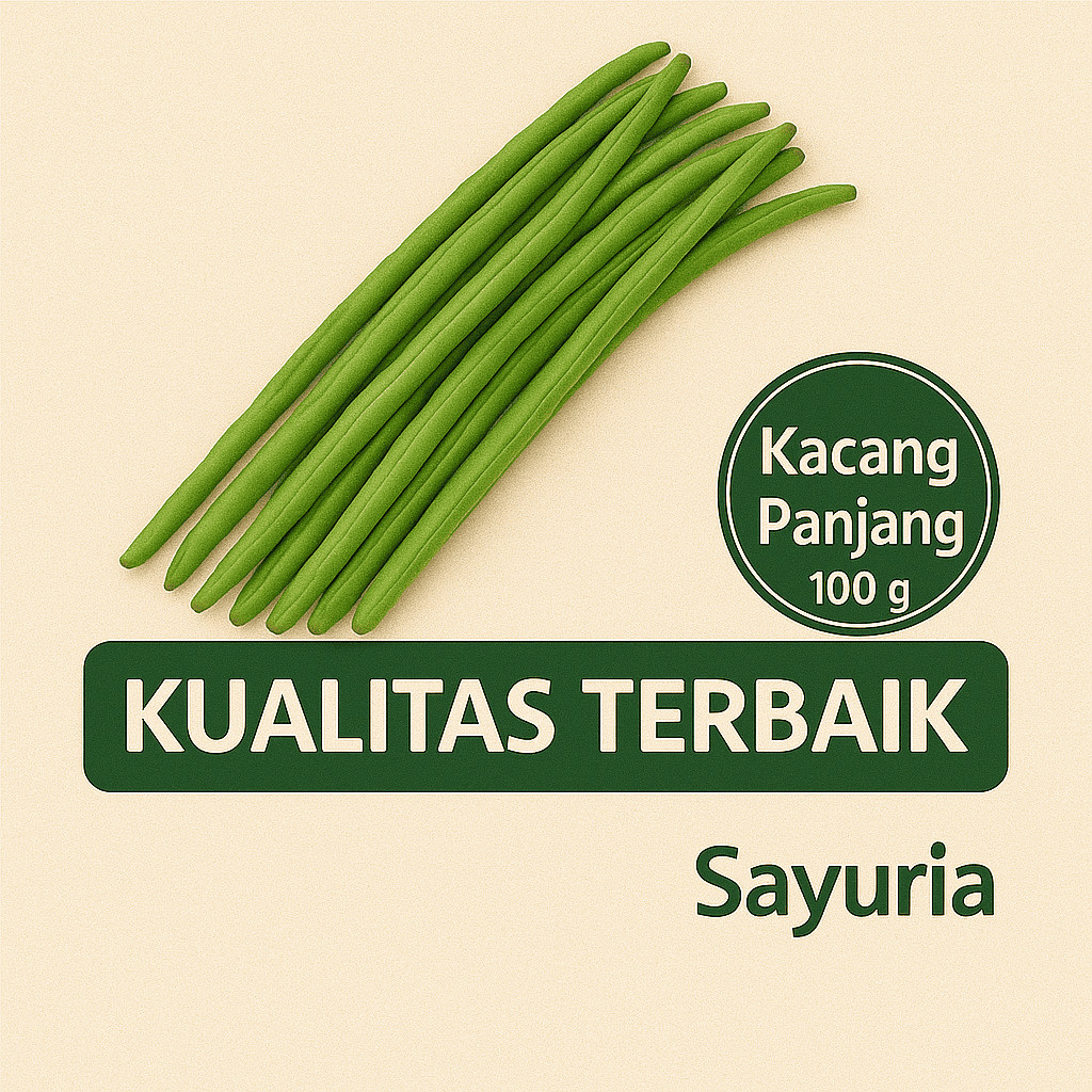 

Sayuria – Kacang Panjang Segar 250gr | Sayur Harian untuk Oseng, Sayur Asem & Tumisan