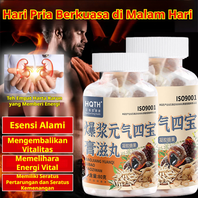 

⚡COD100% Asli⚡ Pil Yuanqi Sibao Gaozi/Permen Kesehatan Pria/Permen Energi/Permen Peremajaan Vitamin/Permen Nutrisi Ginjal