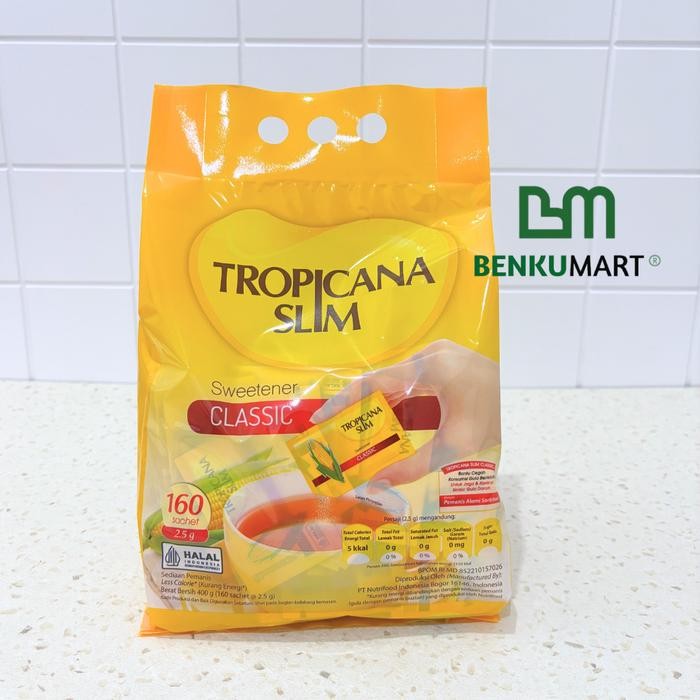 

Tropicana Slim CLASSIC Sweetener 160 sch x 2,5 gr