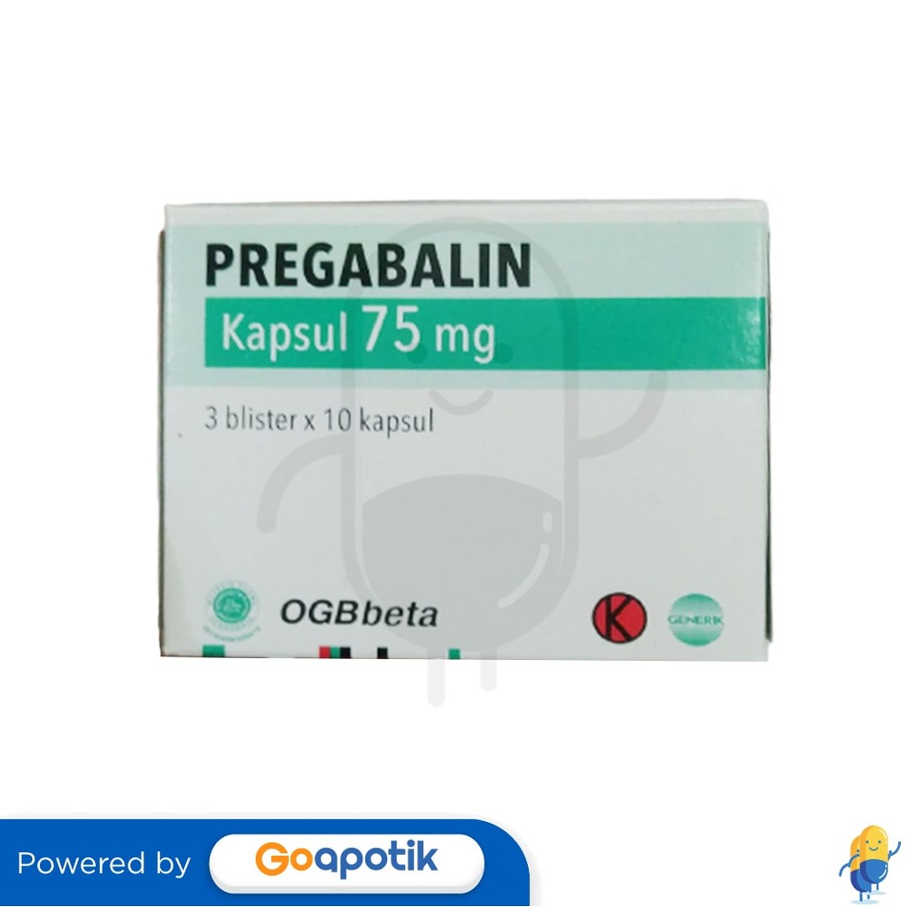 Pregabalin Ogb Beta 75 Mg Box 30 Kapsul
