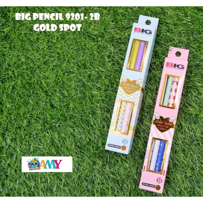 

9201 - 2B GOLD SPOT BIG PENCIL BY AMY STASIONARY
