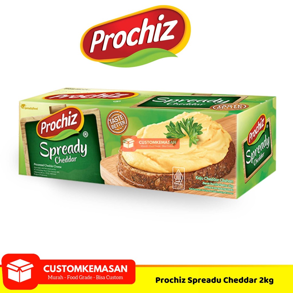 Prochiz Spready 2kg / Keju Spread / Keju Oles / /Keju Spready Prochiz / Spready Prochiz / Keju Proch