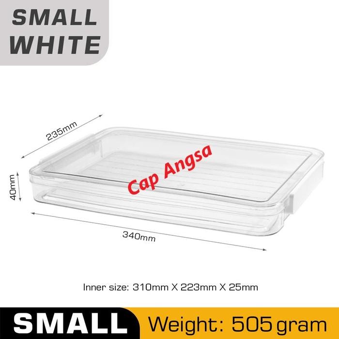 

Promo DOCUMENT STORAGE TRANSPARAN TRAY KEEPER HARDCASE HOLDER SERTIFIKAT A4 - SMALL WHITE Terlaris
