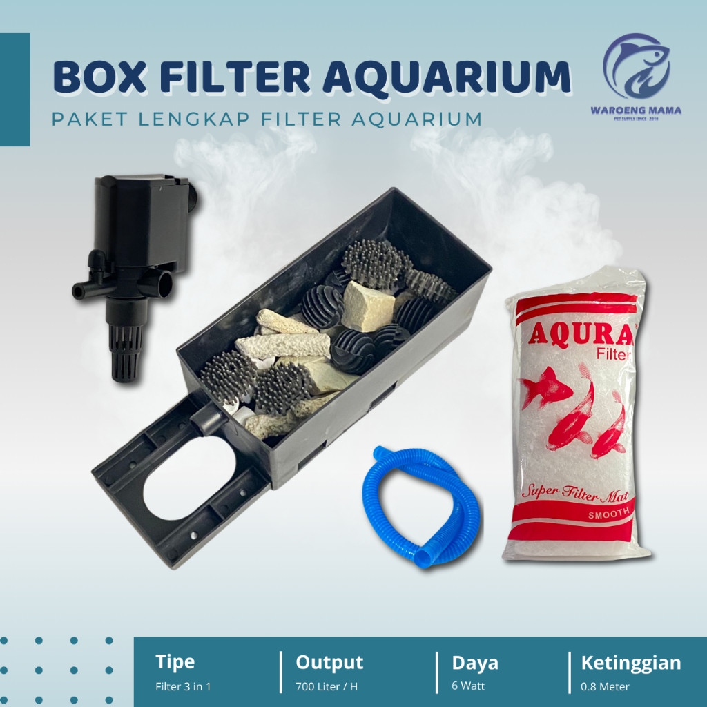 Terlaris Paket Lengkap Filter Aquarium Mini Top Filter 3 In 1 Pompa Aquarium Aquascape