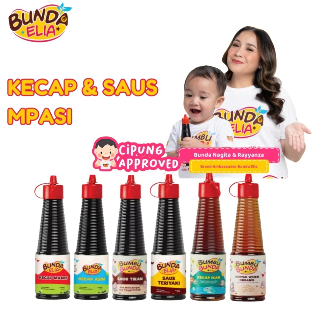 

MOMS_ BUMBU BUNDA BY ELIA Kecap Saus Bumbu Mpasi | Saus Manis Asin Tiram Teriyaki Mpasi