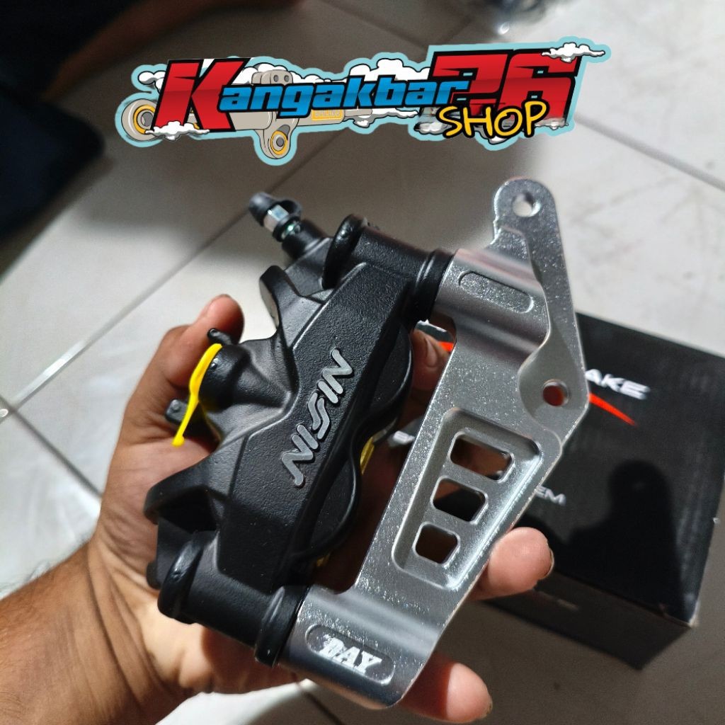 KALIPER TWIN AFRICA  SET BREKET KALIPER PNP NINJA