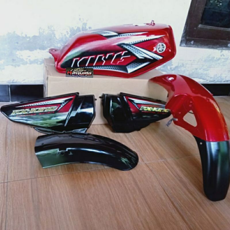 PROMO Body Set Rx King Bodi set Tangki Motor RxKing Merah Marun 2008 2009 TERMURAH