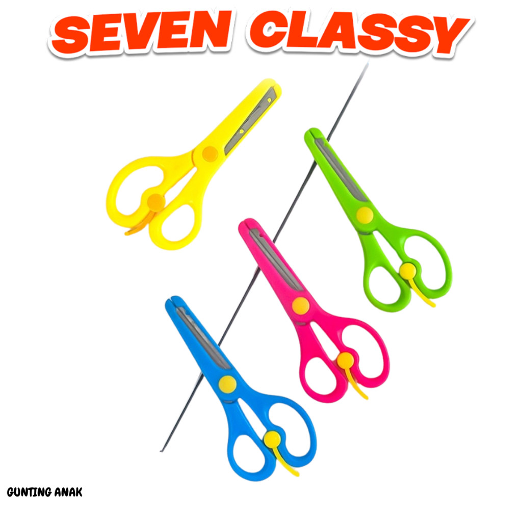 

MM - GUNTING ANAK H603 GUNTING KERTAS MINI GUNTING PENGAMAN ANAK WARNA WARNI