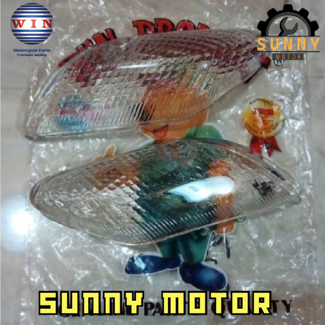 Mika Lampu Sen Depan Putih / Oranye Bening Yamaha F1Z R 2001 2002 2003 2004 2005 WIN | kaca riting s