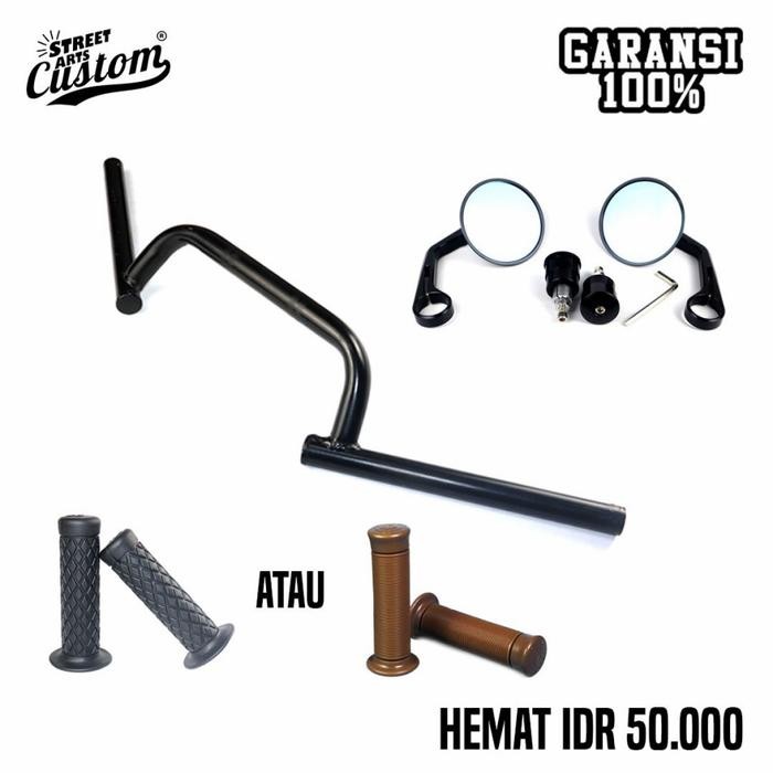 Yamaha XSR 155 Paket Stang Caferacer Clubman dengan Spion Bar End