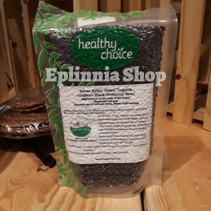 

Healthy Choice Organic Black Glutinous Rice Beras Ketan hitam Organik