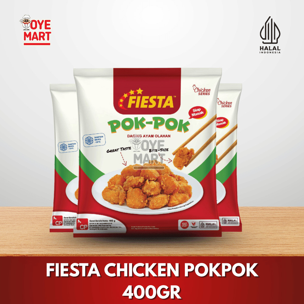 

FIESTA POKPOK 400GR NUGGET AYAM / NAGET AYAM