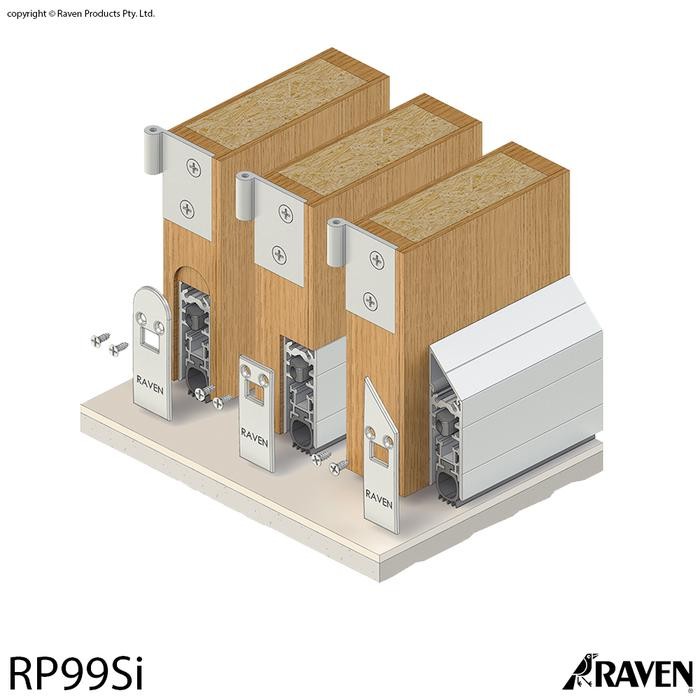 

RAVEN Heavy Duty Acoustic Automatic Door Bottom Drop Seal RP99SI 920mm – Seal Pintu Otomatis Anti Suara, Serangga & Debu - Silver