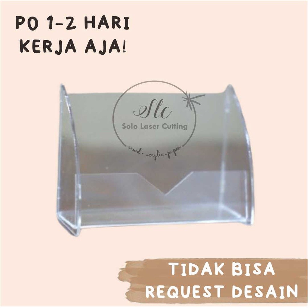 

STAND/TEMPAT KARTU NAMA NAME DESK DISPLAY KARTU NAMA SIGN NAME AKRILIK