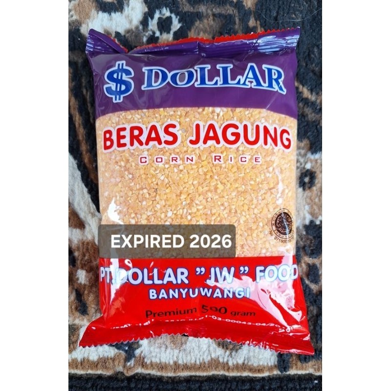 

New Beras jagung dollar 500gram bisa COD | Beras jagung bersih | Beras jagung kemasan | 100% beras jagung murni | Corn rice premium | Cocok untuk diet | Cocok untuk penderita diabetes | Rendah gula | Rendah kalori | Makanan sehatPremium