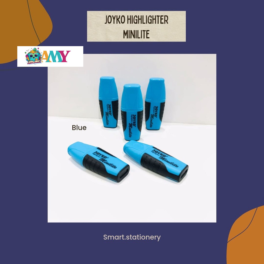 

JOYKO HIGHLIGHTER MINILITE HL-28 BLUE AMY STASIONARY