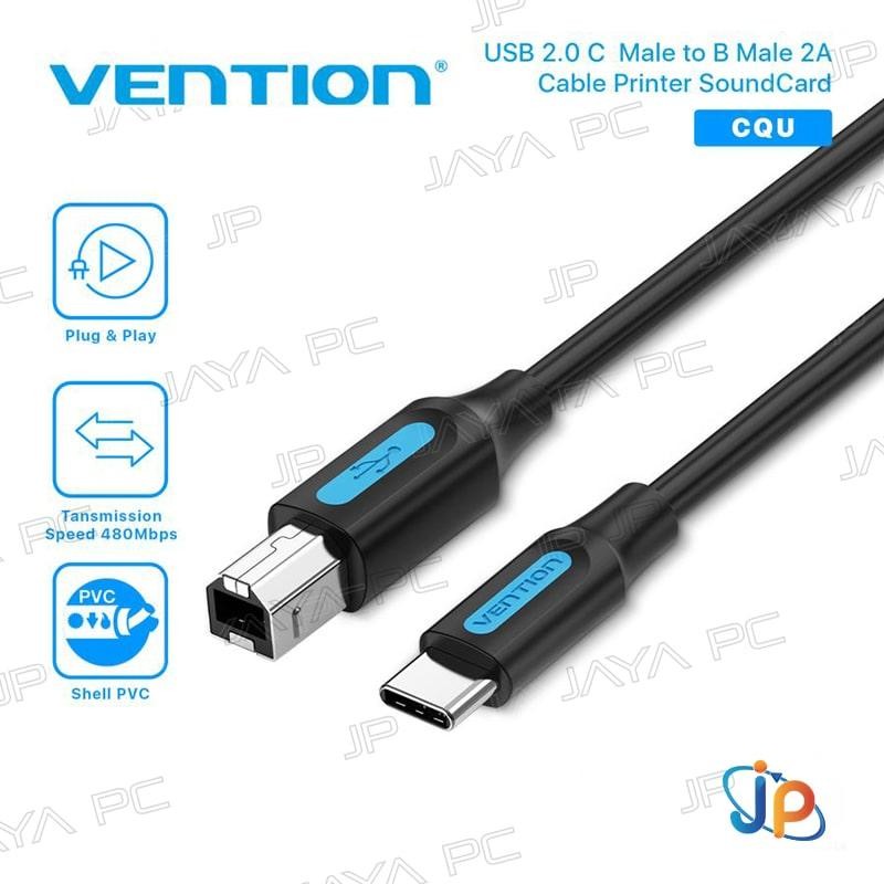 Vention CQU Kabel Printer & Scanner - USB-C Male to USB-B Male Cable