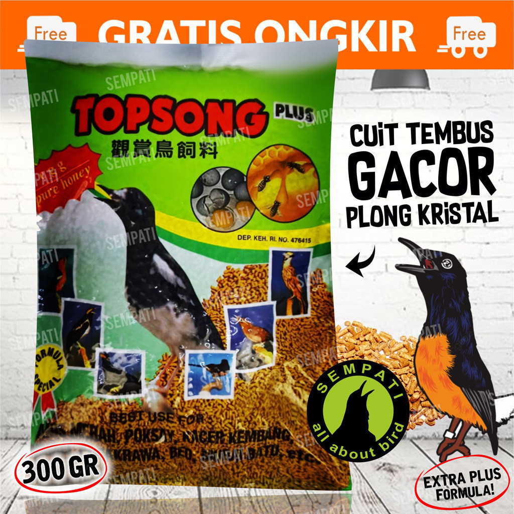 SEMPATI VOER TOPSONG PLUS MINI KECIL PLUS  TOP SONG PURE HONEY TOP SONG VOER PUR PAKAN MAKANAN BURUN
