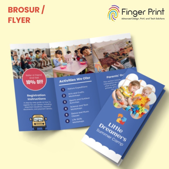 

Cetak Flyer | Cetak Brosur A4 | 2 Sisi - Art Paper 150gsm Berkualitas Tinggi - Finger Print