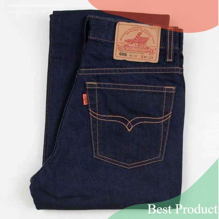 Celana Panjang Pria Standar Original // Celana Jeans Pria Lea 606 // Celana Panjang Pria Standar/ bi