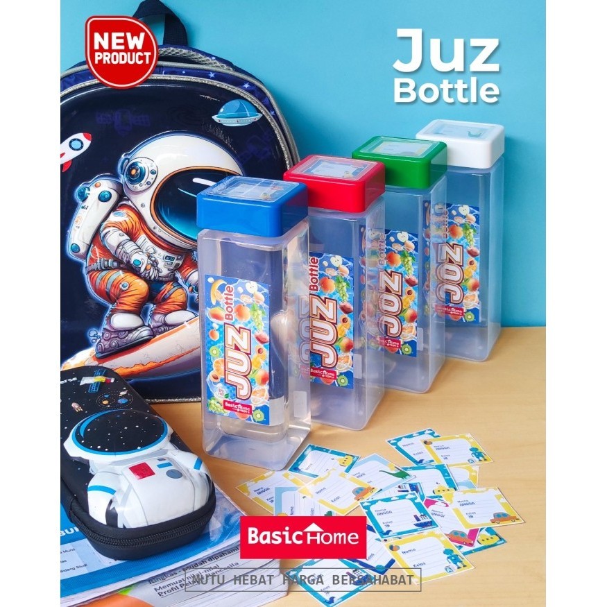 

BUNTON Lion Star Basic Home BHJ-1 Juz 1 Liter Solusi Praktis dan Aman Agar Tidak Hilang dengan Label Nama Bisa Dibawa ke Sekolah Kantor Gym dan Traveling