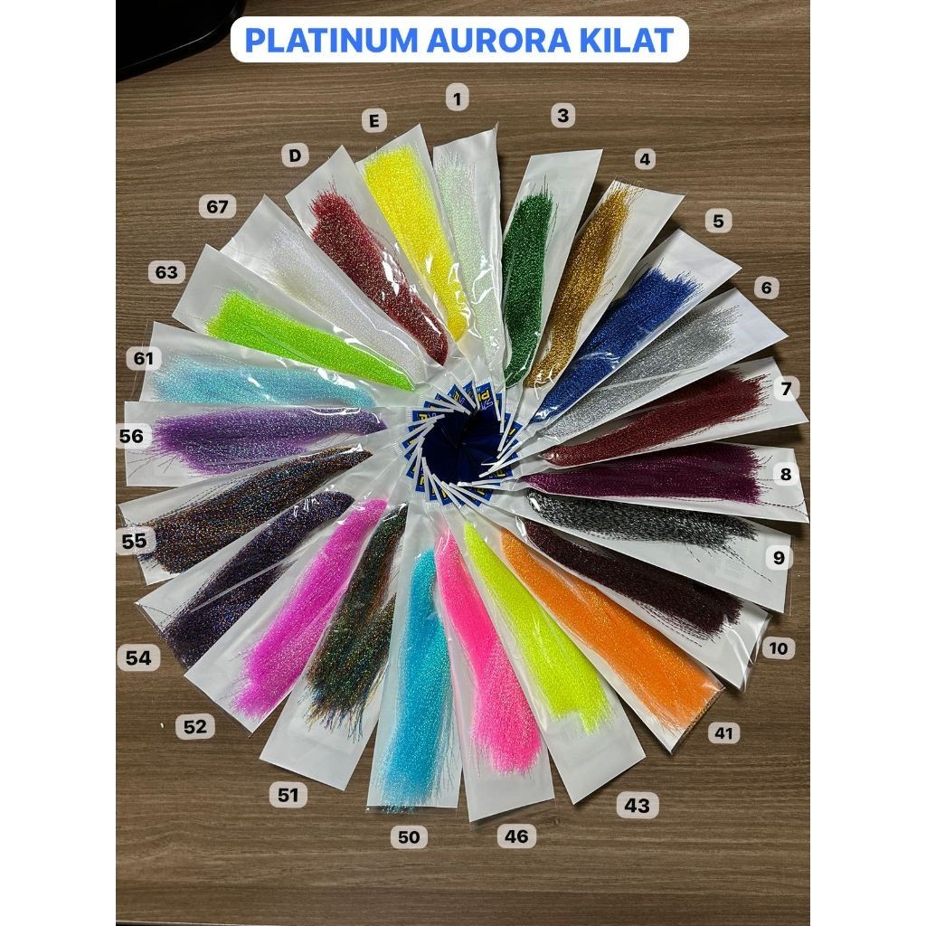 UMPAN BULU MUTIARA PLATINUM AURORA KILAT