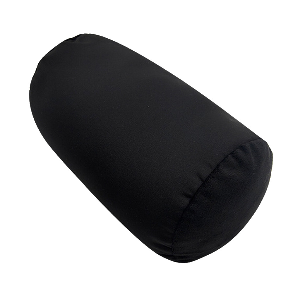 

Cushion Microbead Back Sofa Cushion Roll Throw Cozy Pillow Travel Home Office Sleep Neck Support Pillow