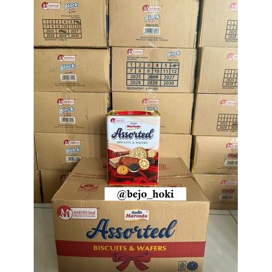 

[Kaleng] Assorted Biscuits & Wafers Kaleng Segi Marindo 600gr