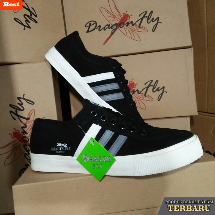 rekomendasi sepatu olahraga brand lokal SEPATU ORIGINAL DRAGON FLY FALCON SUPER VOLLY BADMINTON HITA