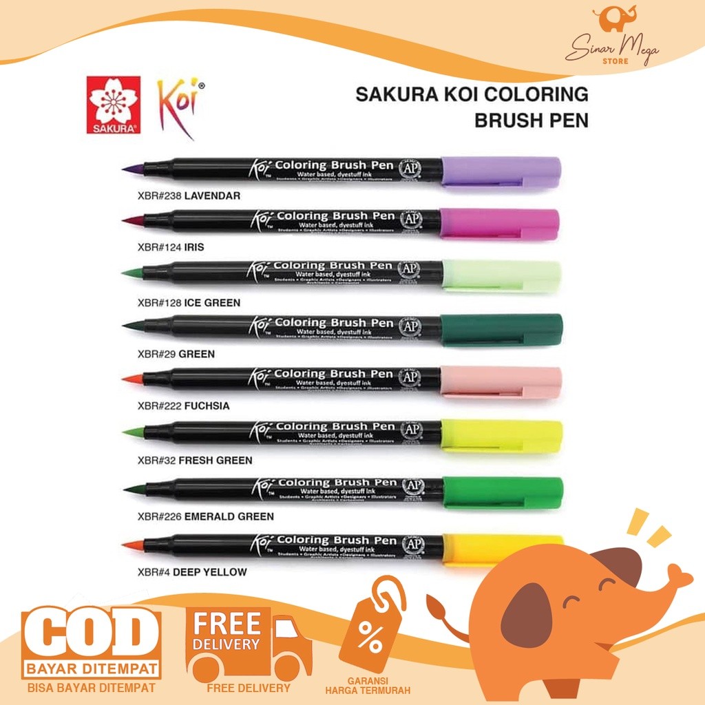 

Sakura Koi Colouring Brush Pen Part 2