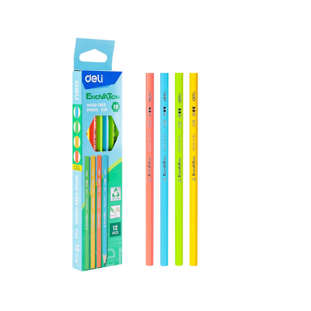 

Pensil Kayu Deli Enovation 2B (1 pack = 12 pcs)