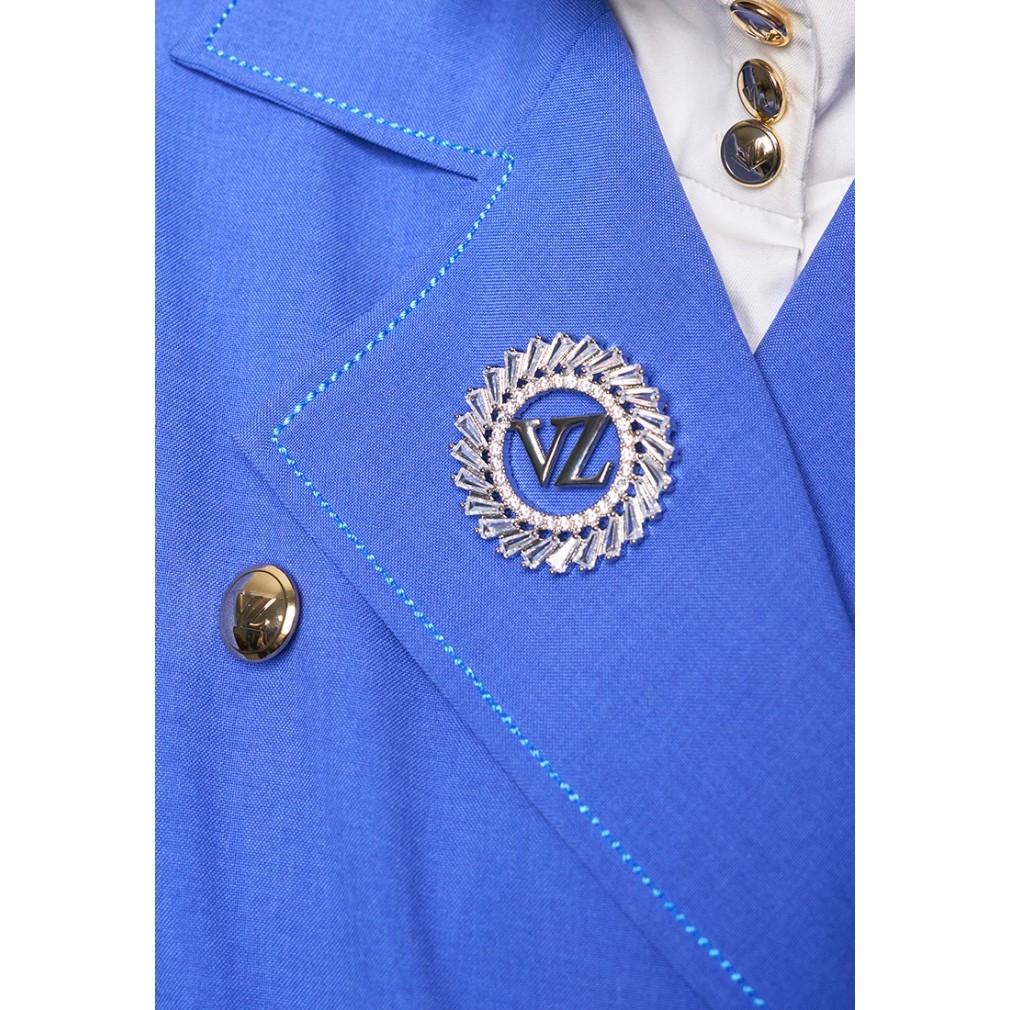 ✨LARIS✨-VZ Crystallum Brooch - Silver