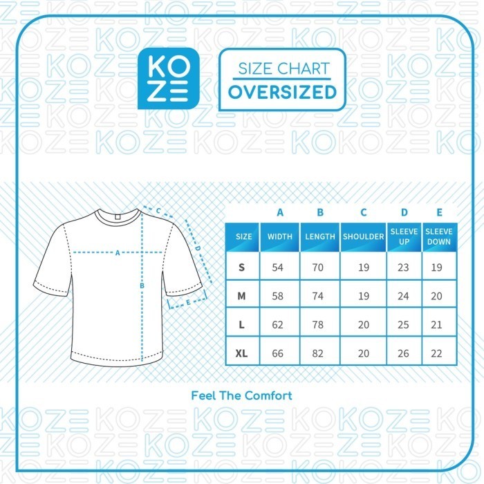 SALE -KOZE - Oversized Comfort White T-shirt - Kaos Polos Oversized Putih - S