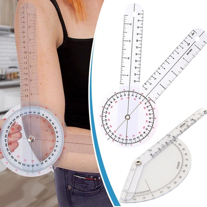 1pcs Paket Goniometer Set / Paket Fisioterapi Goniometer / Alat Ukur Nyeri Sendi / Alat Pengukur Nye
