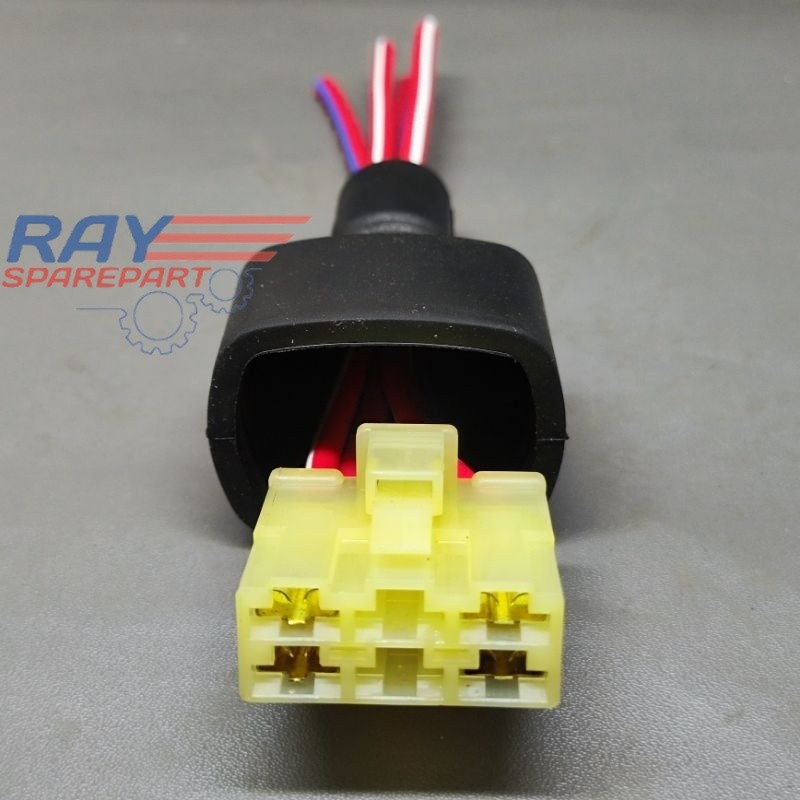 SOKET KABEL KIPROK REGULATOR CBR 150R FACELIFT K45G K45N K45R KABEL AVS 3MM ORIGINAL