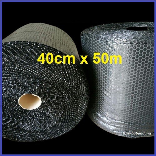 

Bubble wrap 40cm x 50m Hitam bubblewrap bandung plastik warp tebal