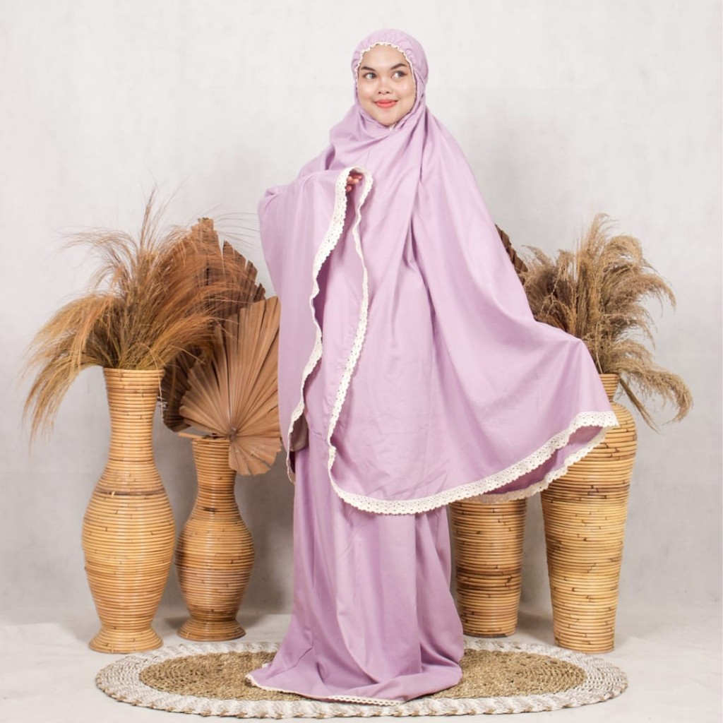 Kamira - Mukena Malika Series Renda Katun Mikro Premium Dewasa