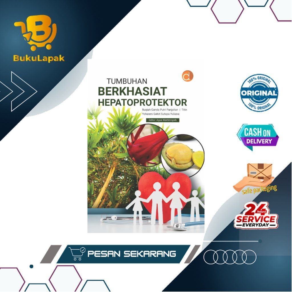 Buku Farmasi - Tumbuhan Berkhasiat Hepatoprotektor - Full Colour - Deepublish