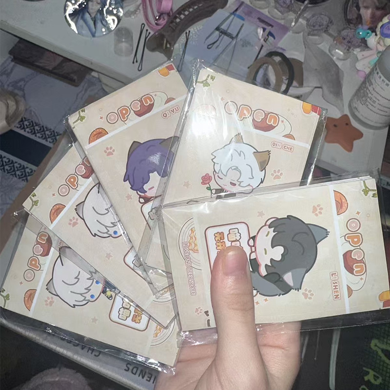 

40Pc/Pack Game Love and Deepspace Anime Xavier Zayne Rafayel ralayo Sylus Theme Seal Labels Stickers For DIY Gift Baking Package
