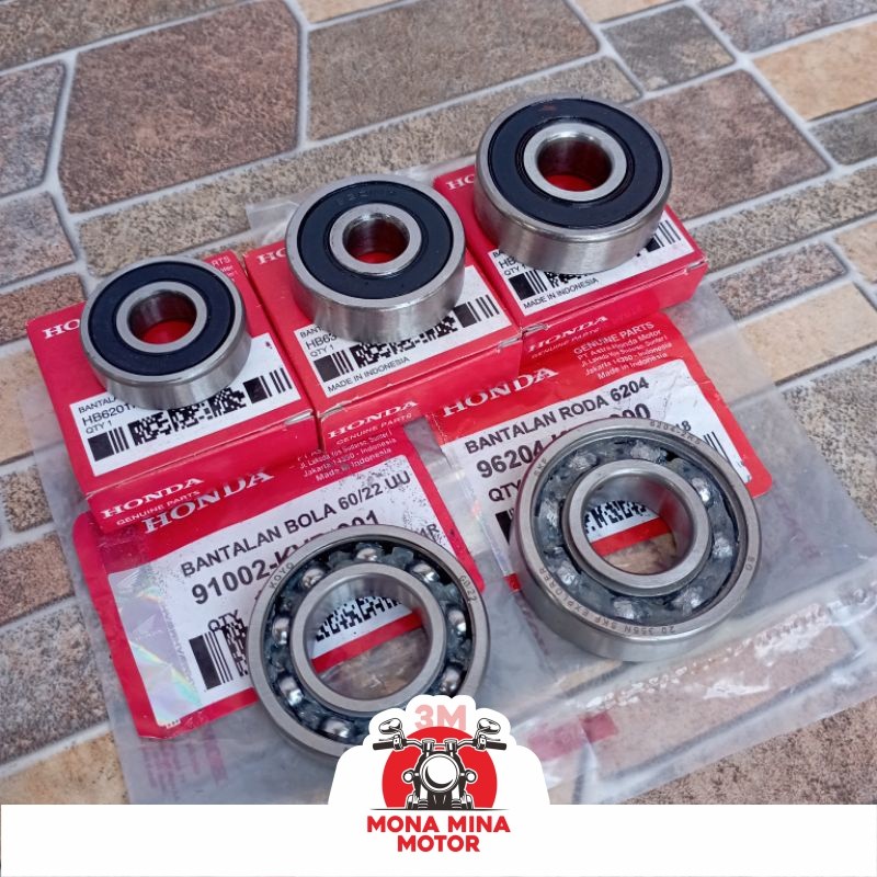RR Laher Bearing gearbox Bearing rasio set vario beat all scoopy spacy genio street deluxe