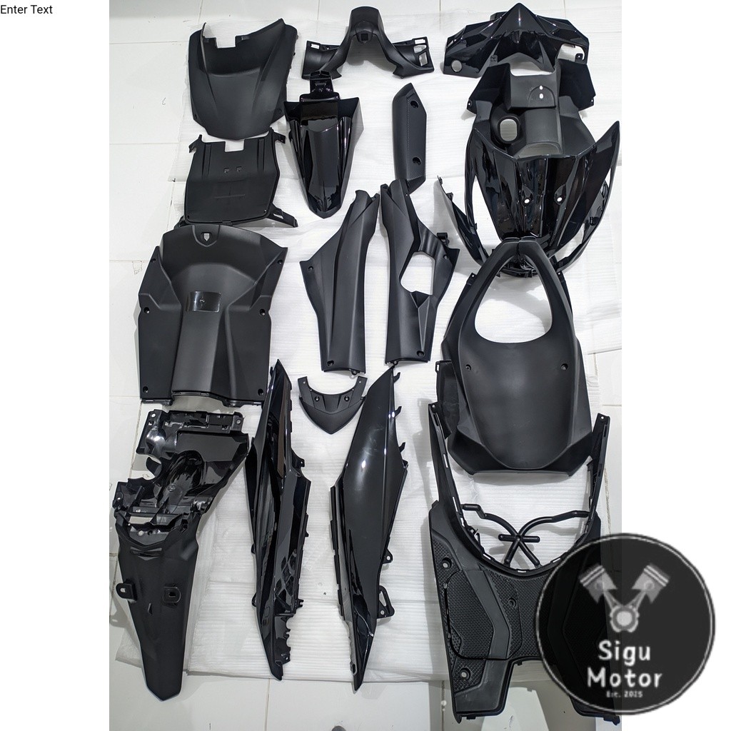 Full Body Beat FI CBS K25 2012 2013 2014 Hitam WIN | complete set bodi kasar halus motor honda injek