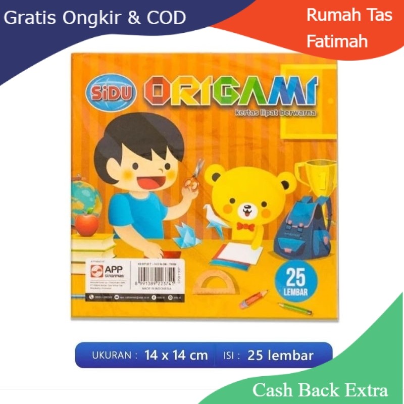 

Promo SiDU Kertas Origami 14x14 cm 25 Lembar / Kertas Lipat SiDU 140 x 140 mm 25 Lembar By Rumah Tas Fatimah